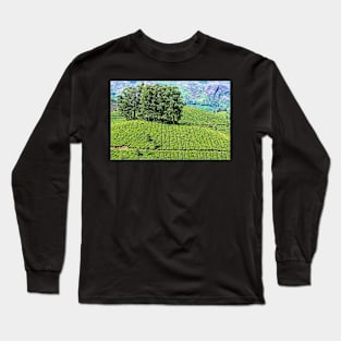 Munnar Tea Plantation. Long Sleeve T-Shirt